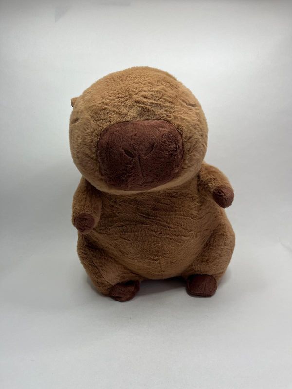 XXL Schwein Wasserschwein Capybara Knuffel sitzend 55 cm 1,28 kg Sammlerstück