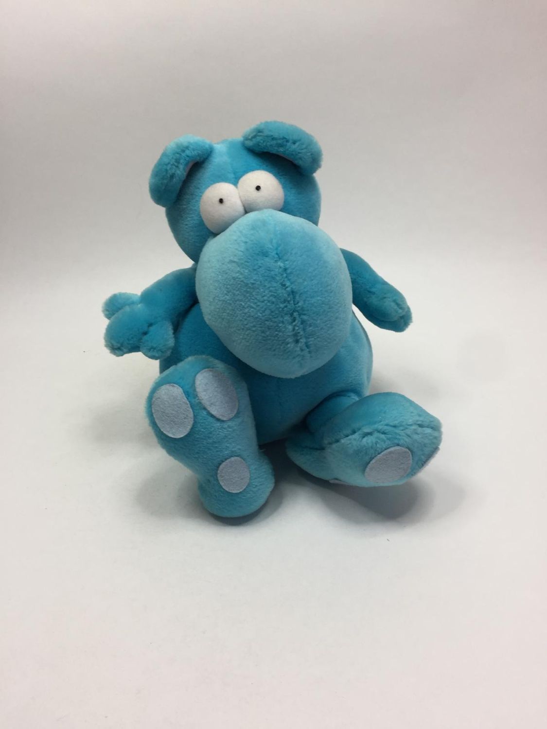 Nilpferd Heye sitzend 25 cm Rarität