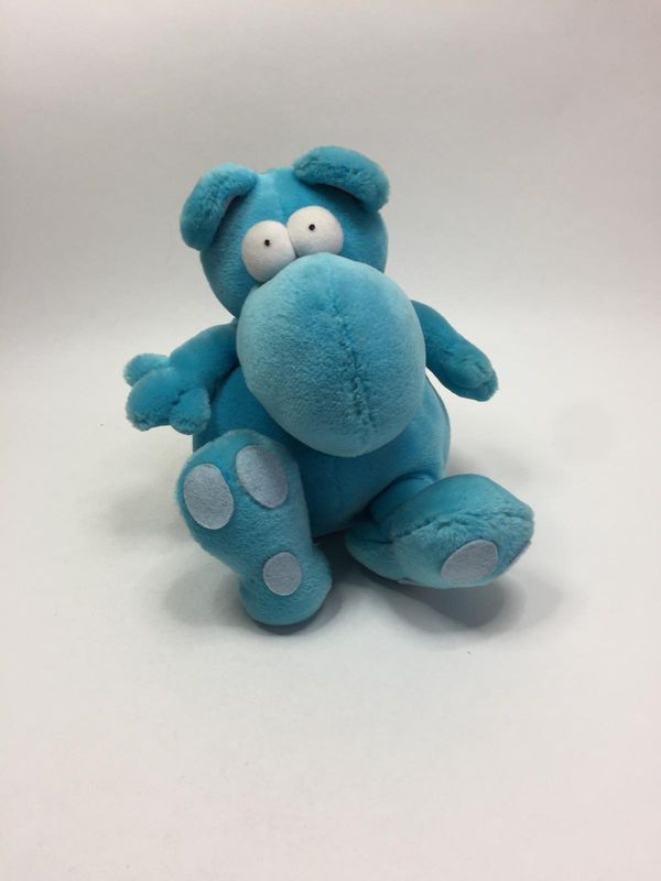 Nilpferd Heye sitzend 25 cm Rarität