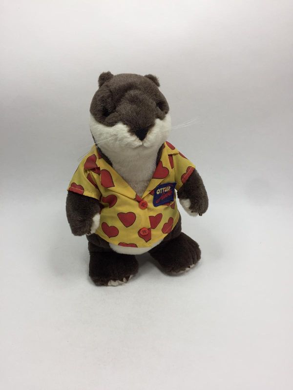 Otter aus Geld oder Liebe Schmidt Plüsch stehend 33 cm Mega Sammlerstück