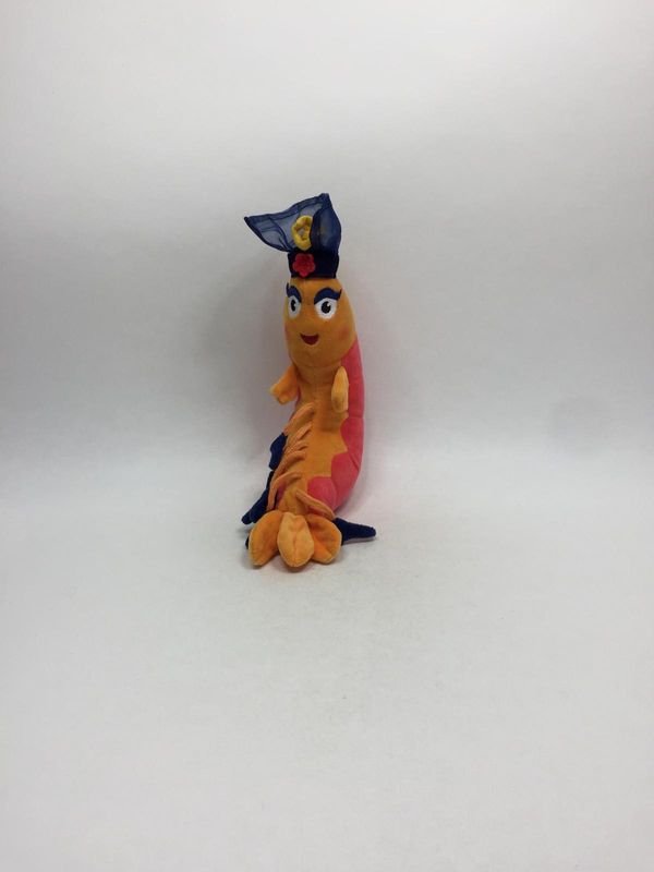 Garnele Maskottchen Schauinsland "Adele" sitzend 23 cm Sammlerstück