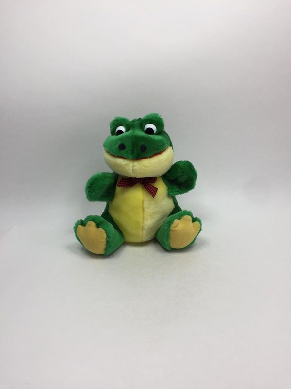 Frosch Handpuppe Bastitoys sitzend 25 cm selten