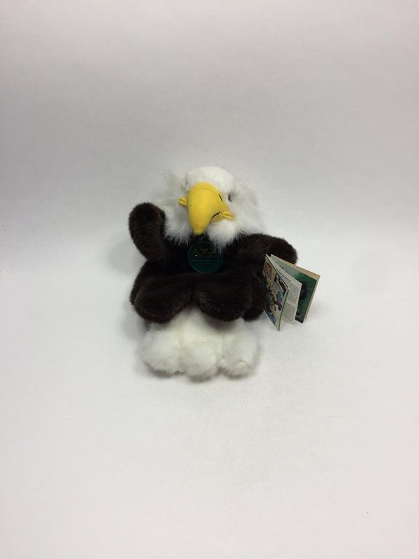 Adler Handpuppe Aza stehend 28 cm Rarität Neuwertig mit Etikett