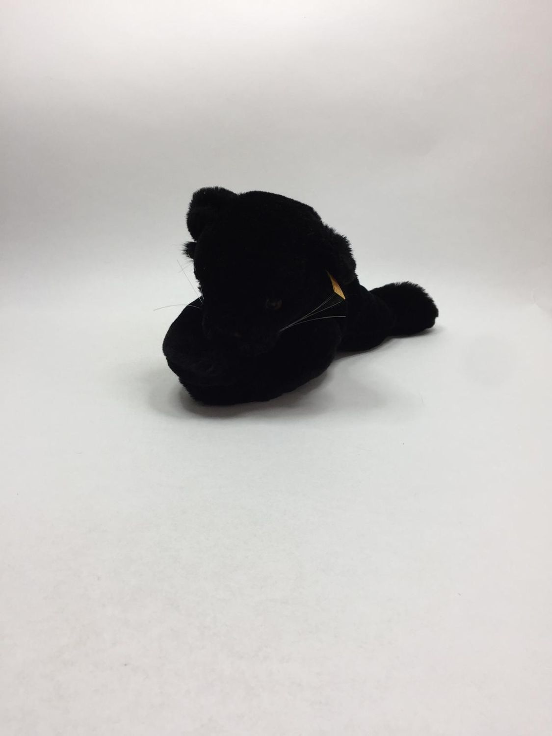 Steiff Panther Cosy Panther 5370/28 mit Knopf und Fahne liegend 45 cm selten