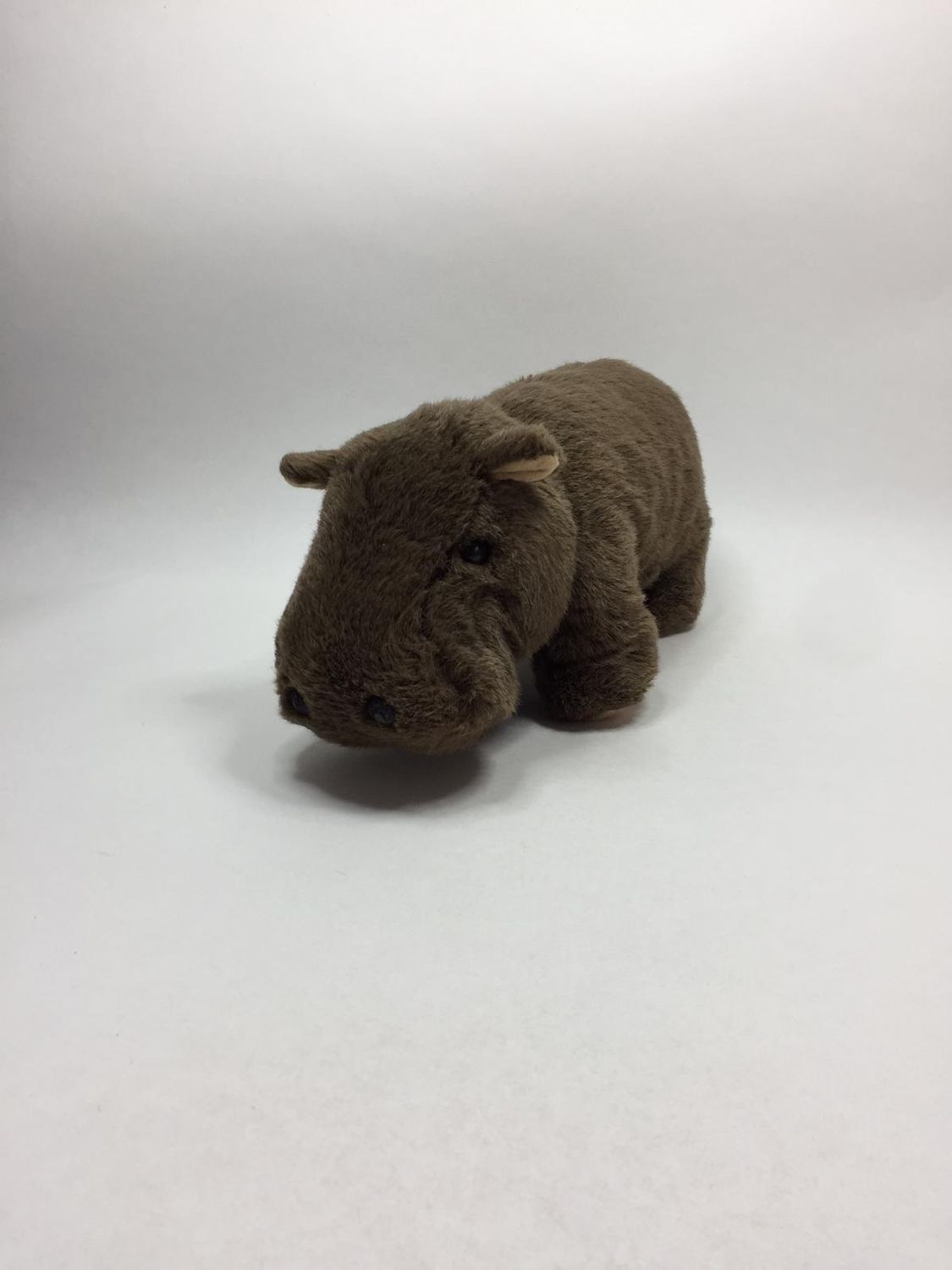 Nilpferd Knuffel stehend 43 cm selten