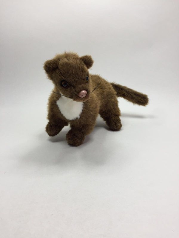 Hermelin Frettchen Marder Otter Semo stehend 42 cm Sammlerstück