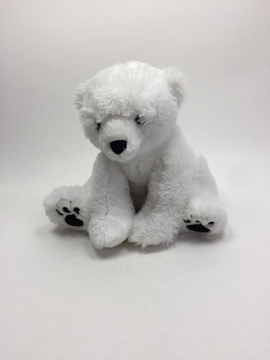 Eisbär Knuffel sitzend 30 cm sehr selten