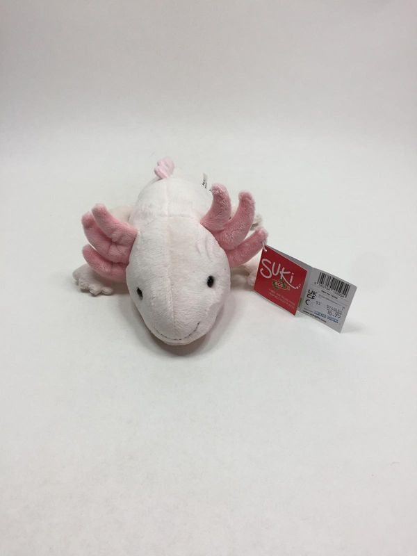 Axolotl Suki liegend 35 cm sehr selten Neuwertig mit Etikett