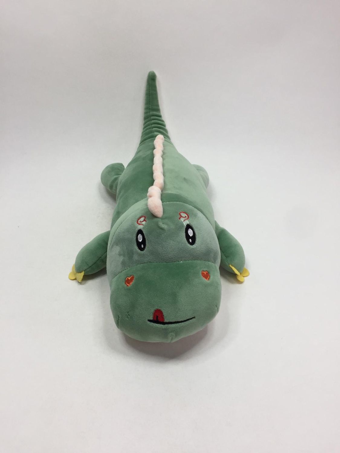 Krokodil Knuffel liegend 50 cm selten