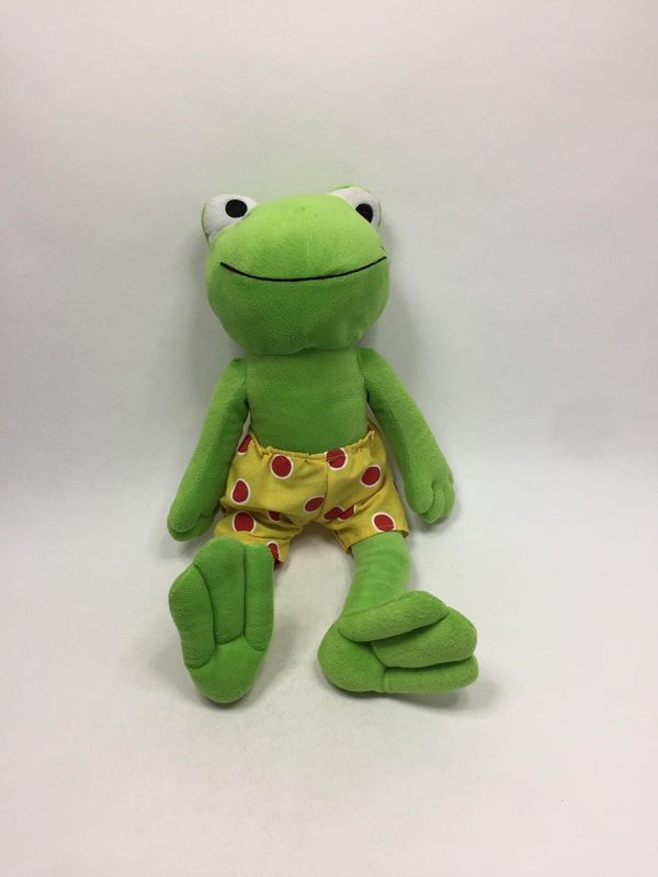 Frosch Knuffel stehend 43 cm Sammlerstück