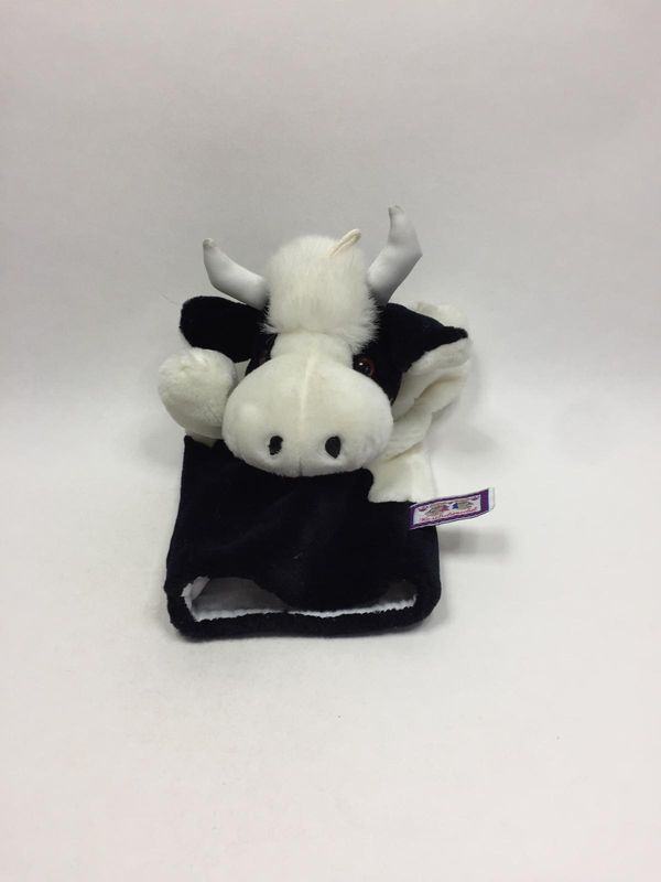 Kuh Handpuppe Kuschelwuschel stehend 35 cm Sammlerstück