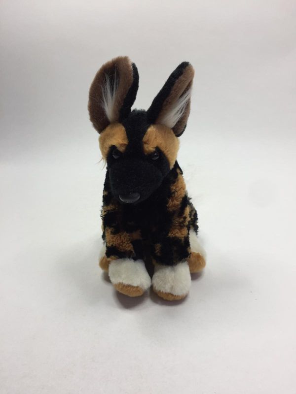 Hyäne Afrikanischer Wildhund Wild Republic sitzend 25 cm Sammlerstück