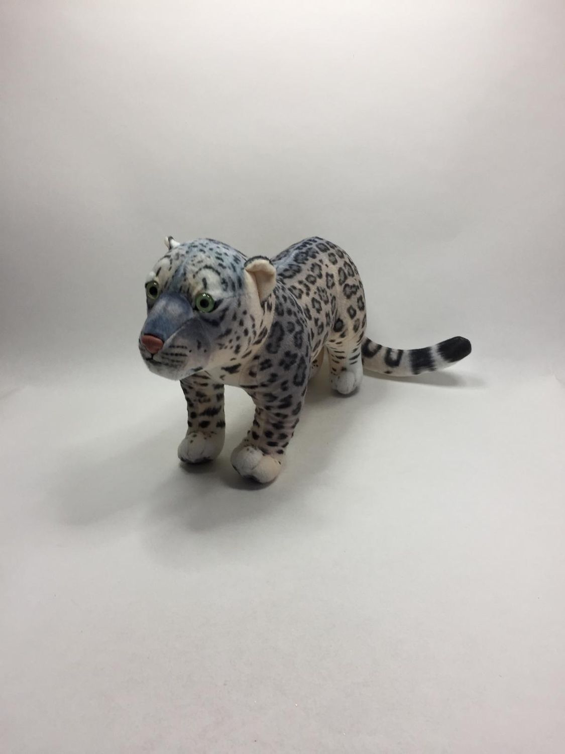 Leopard Schneeleopard Wild Republic stehend 28 cm selten