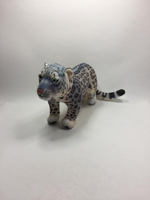 Leopard Schneeleopard Wild Republic stehend 28 cm selten Leopard Schneeleopard Wild Republic stehend 28 cm selten