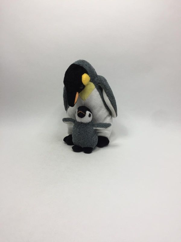Pinguin mit Baby Promotion Pets stehend 25 cm selten Pinguin mit Baby Promotion Pets stehend 25 cm selten