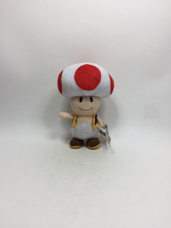 Super Mario Pilz Toad PMS stehend 25 cm Sammlerstück und Rarität Neuwertig mit Etikett