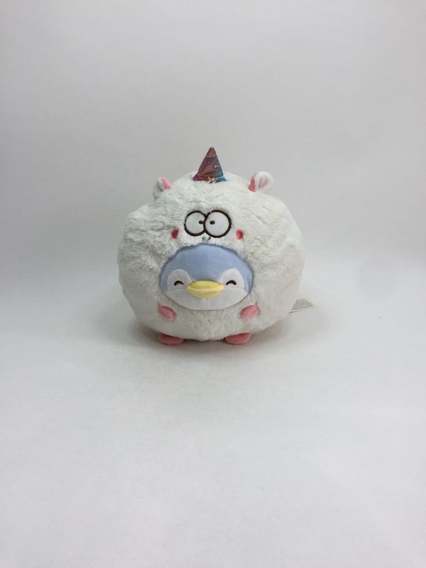 Pinguin im Einhornkostüm Miniso stehend 25 cm Sammlerstück