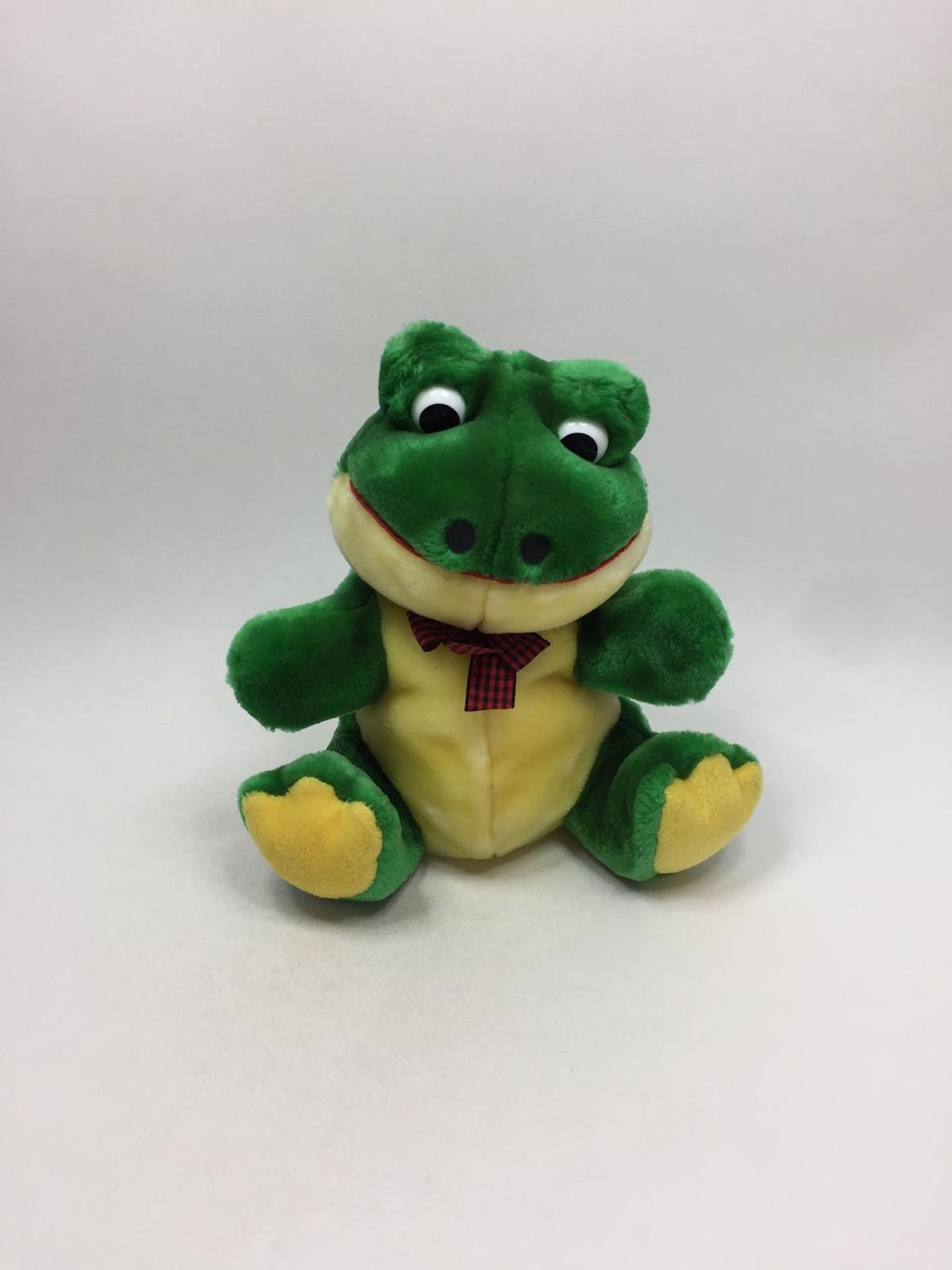 Frosch Handpuppe Centor sitzend 25 cm sehr selten