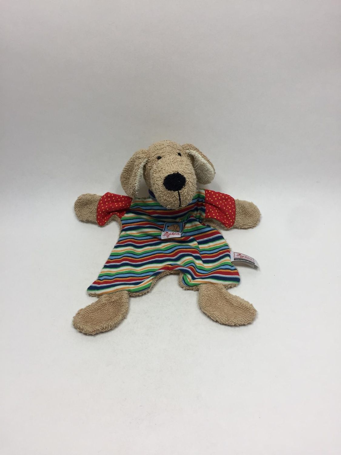 Schnuffeltuch / Schmusetuch Hund Sigikid "Funny Fuffu" stehend 33 cm Sammlerstück