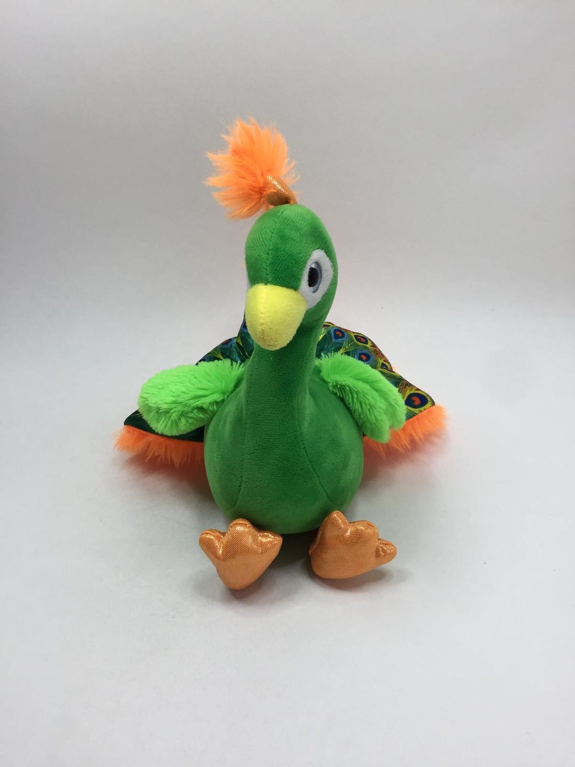Pfau Knuffel stehend 30 cm selten