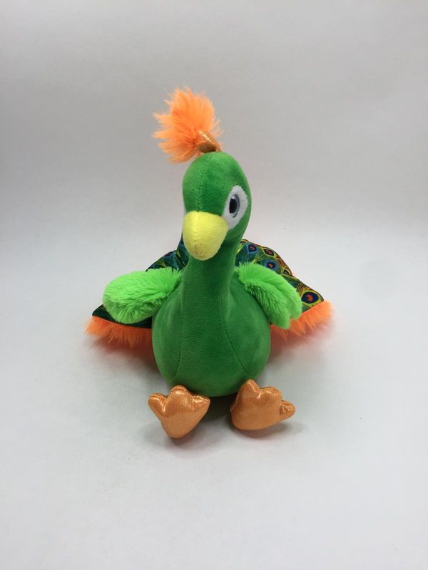 Pfau Knuffel stehend 30 cm selten