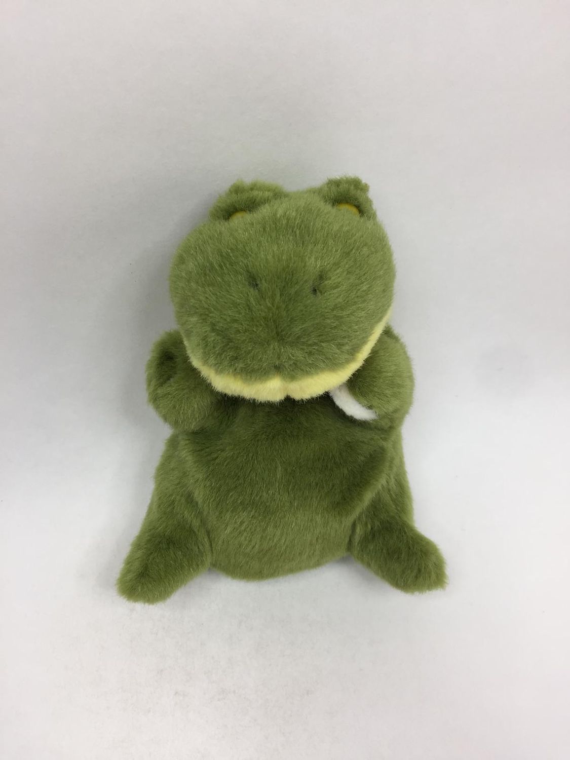 Frosch Handpuppe Bob der Bär stehend 28 cm selten