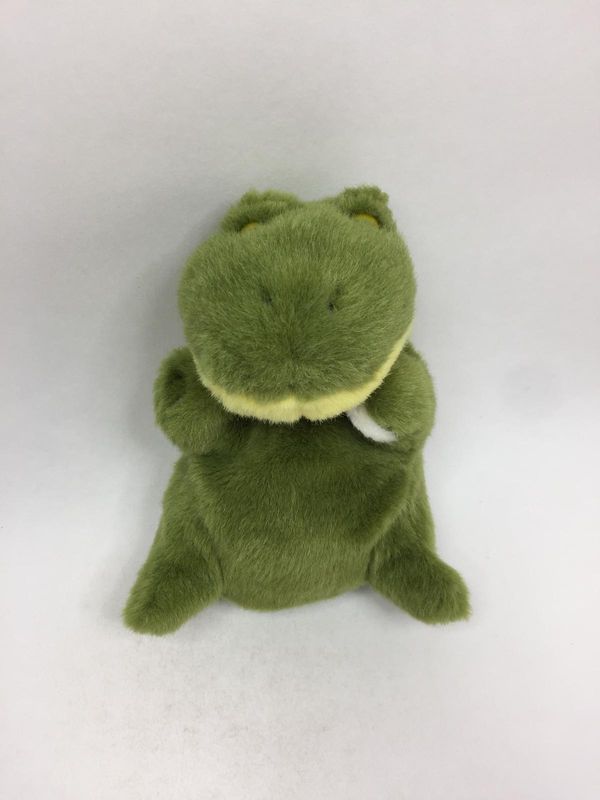 Frosch Handpuppe Bob der Bär stehend 28 cm selten