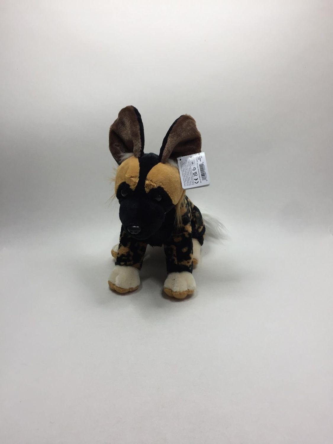 Hyäne Afrikanischer Wildhund Wild Republic sitzend 35 cm Sammlerstück Neuwertig mit Etikett