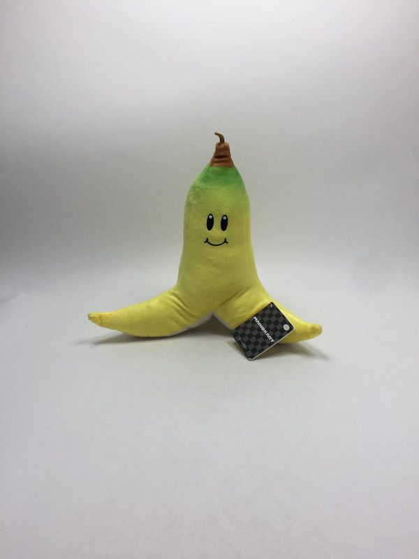 Super Mario Mario Kart Mocchi-Mocchi Banane Nintendo stehend 30 cm Sammlerstück und Rarität Neuwertig mit Etikett