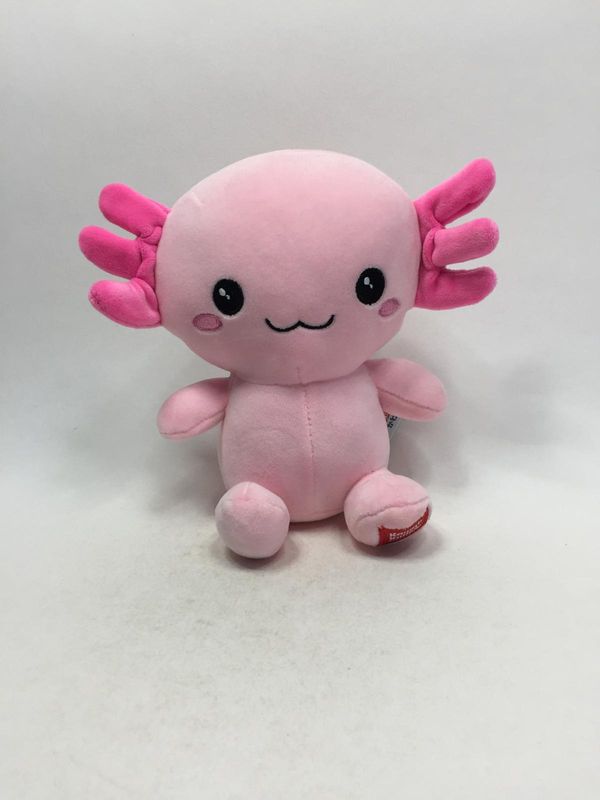 Axolotl Kawaii Cuties sitzend 20 cm selten