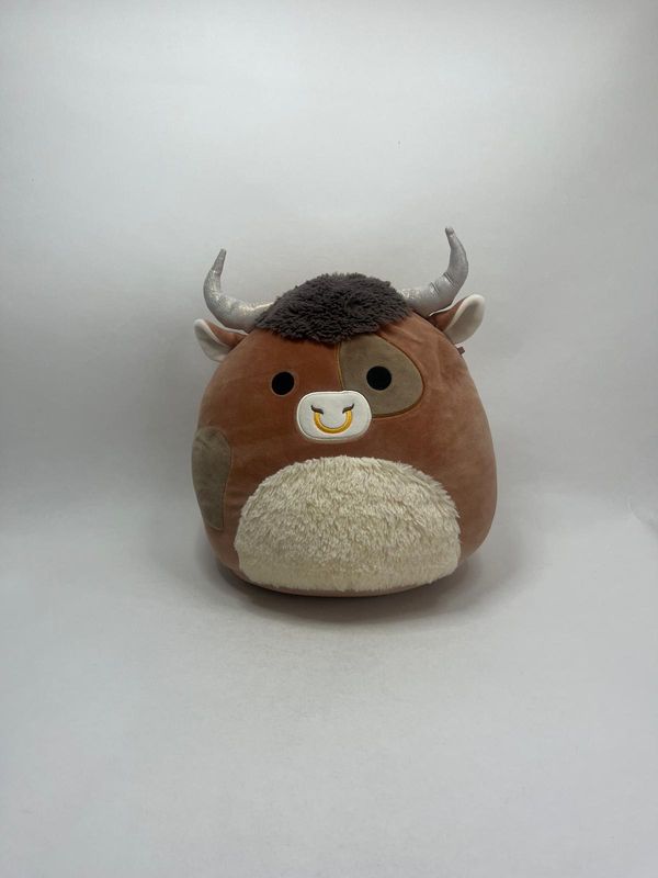 Schottisches Hochlandrind Büffel Kuh Stier Bison Squishmallows Kellytoy "Shep" stehend 37 cm Sammlerstück