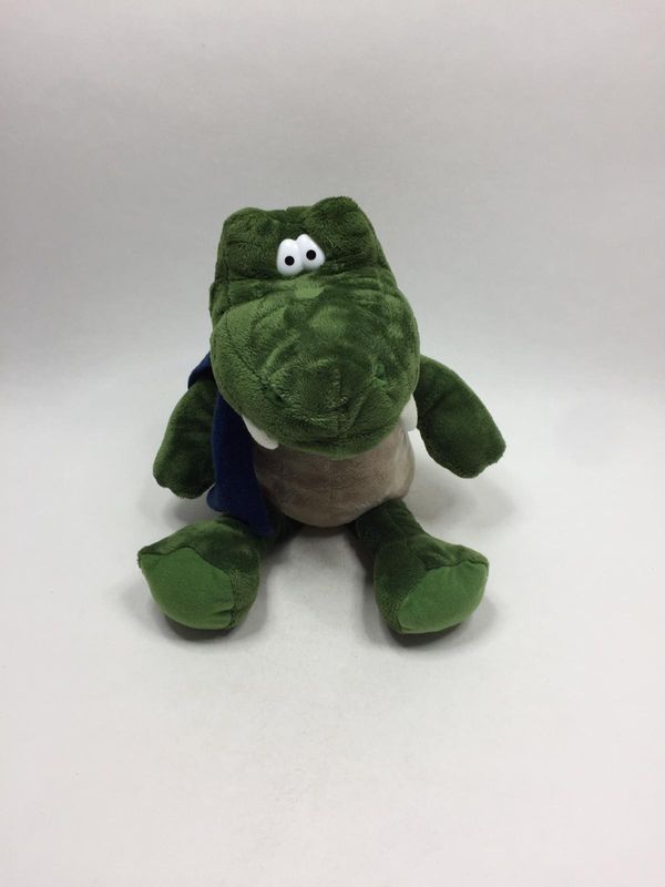 Krokodil Handpuppe Bastitoys stehend 38 cm Rarität Krokodil Handpuppe Bastitoys stehend 38 cm Rarität
