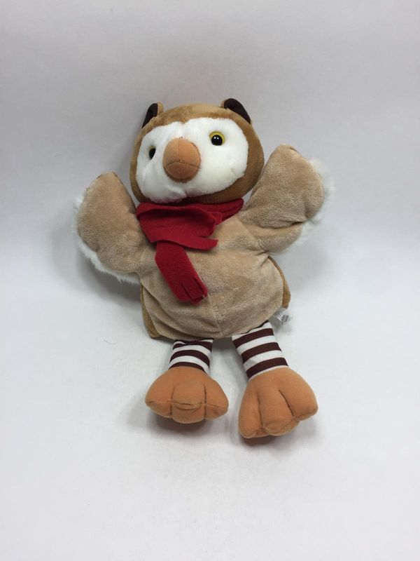 Eule Handpuppe Bastitoys stehend 33 cm selten