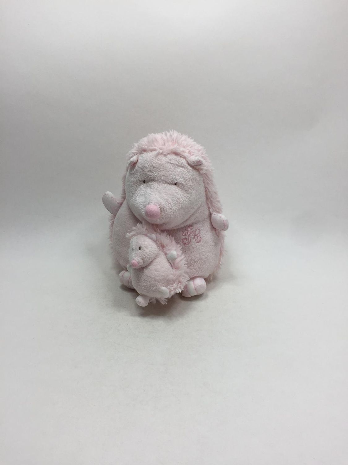 Igel mit Baby Tartine et Chocolat stehend 23 cm sehr selten