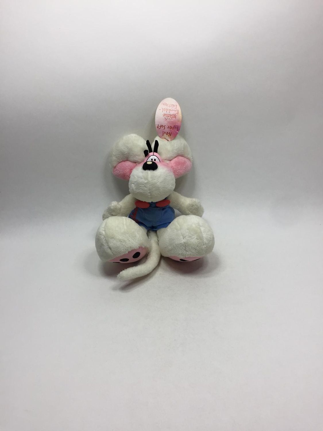 Diddl Maus Depesche stehend 28 cm Sammlerstück mit Etikett