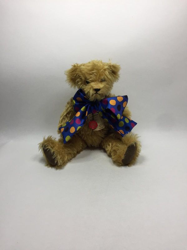 Teddy Teddy Hermann XL "Candy" aus Mohair limitiert 56/2000 stehend 43 cm Mega Sammlerstück