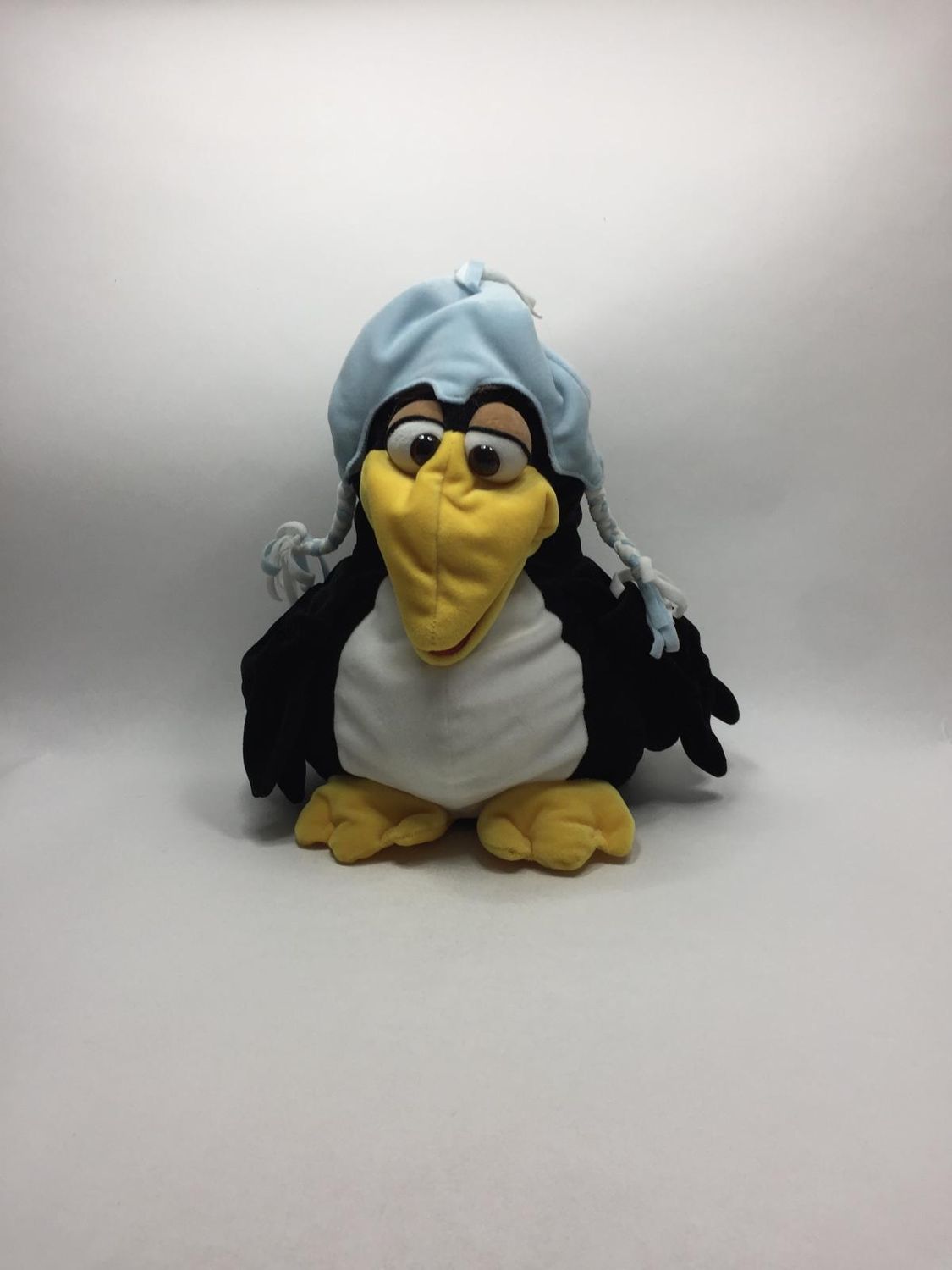 Pinguin Handpuppe Living Puppets "Pius der Pinguin" stehend 50 cm Mega Sammlerstück