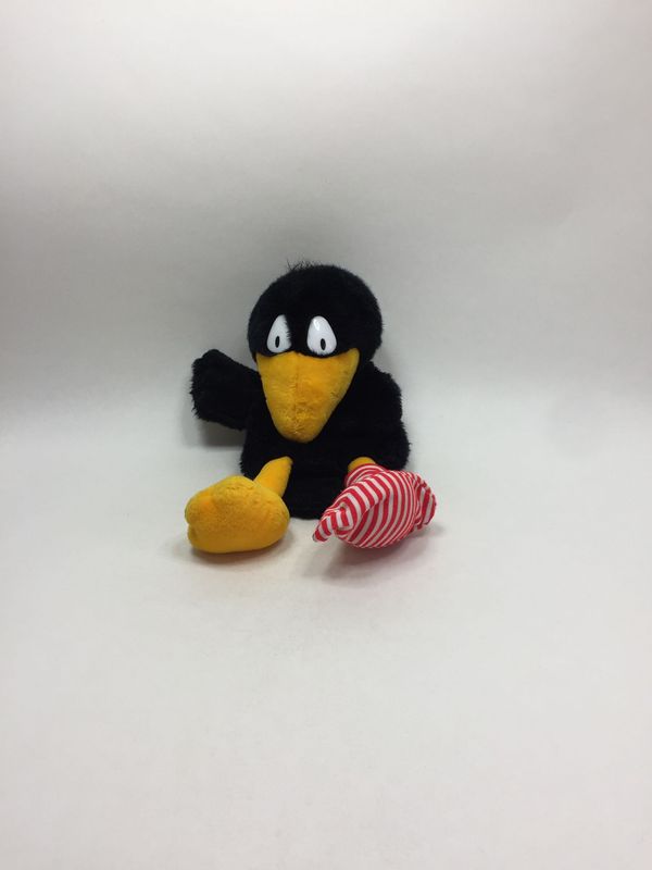 Der kleine Rabe Socke Handpuppe Knuffel stehend 35 cm Sammlerstück