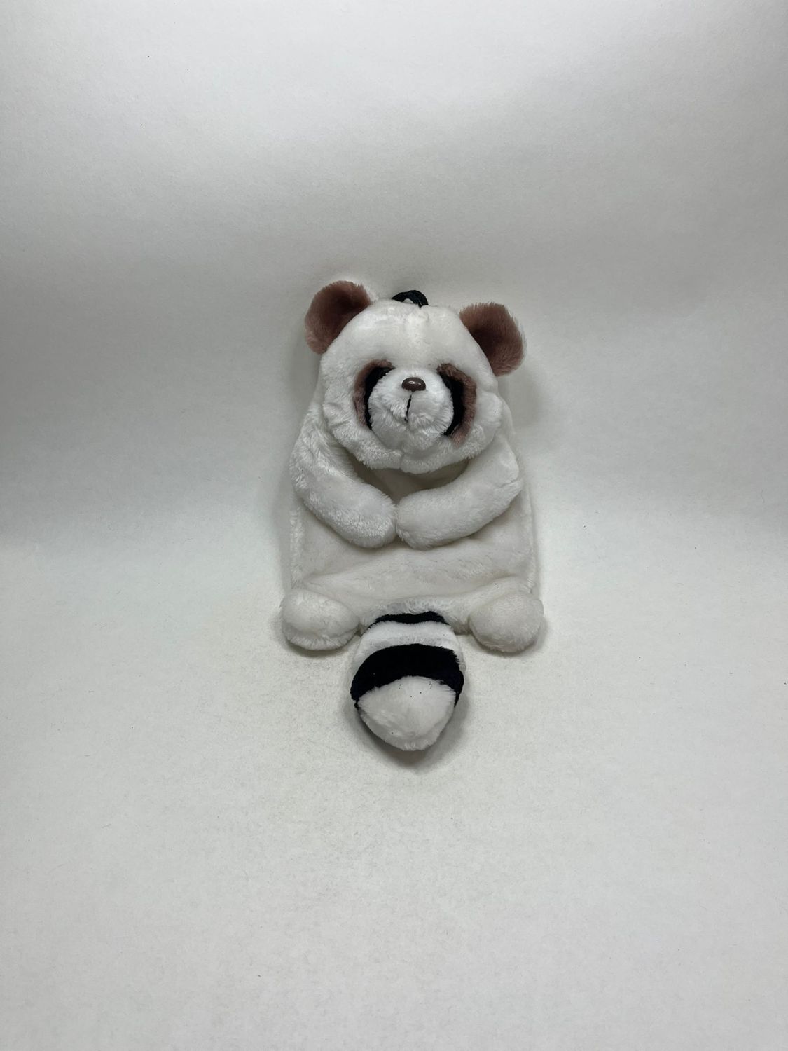 Waschbär Wärmeflasche Knuffel stehend 30 cm sehr selten