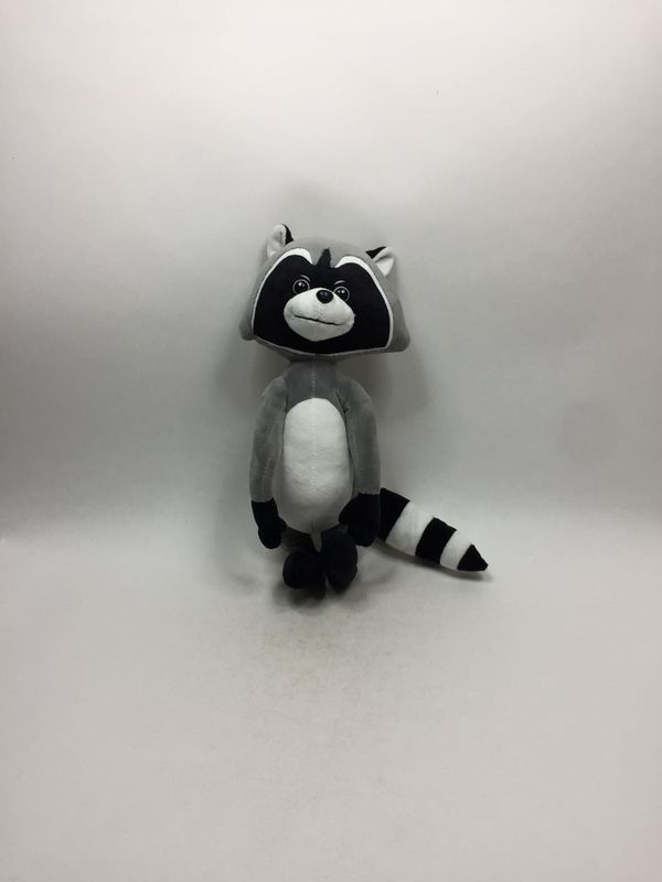 Waschbär Knuffel stehend 35 cm selten Waschbär Knuffel stehend 35 cm selten