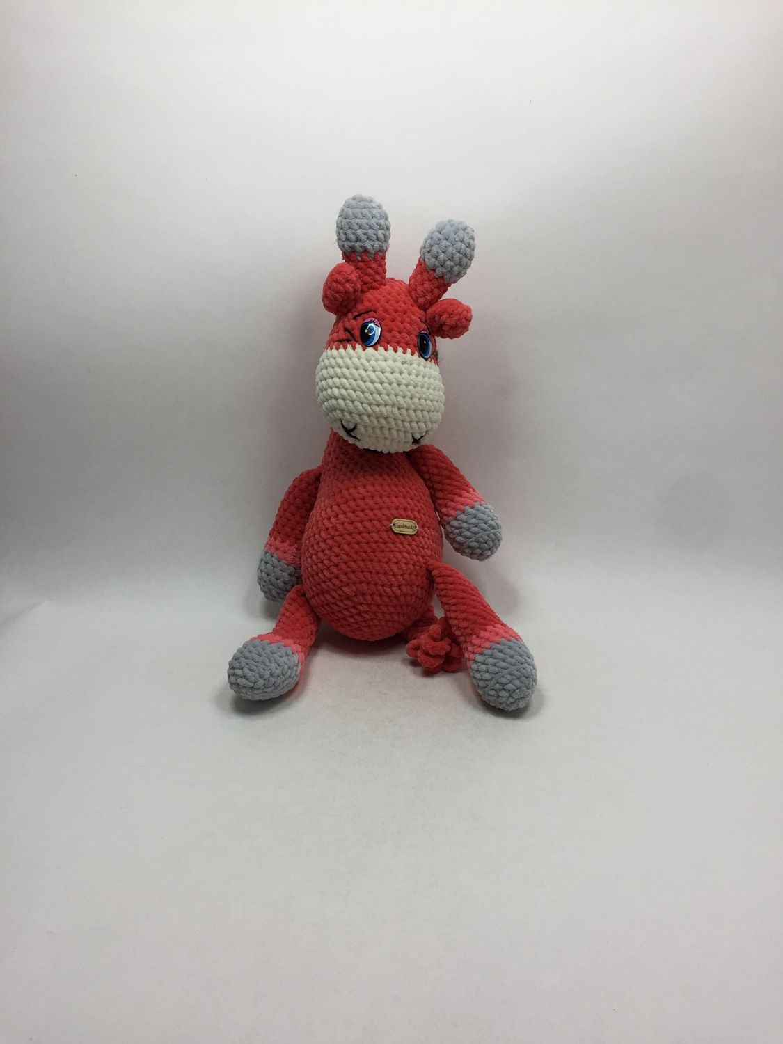 Giraffe Handarbeit Handmade stehend 50 cm Unikat