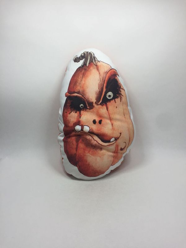 Deko Kissen Kürbis Halloween Knuffel stehend 50*27 cm Rarität