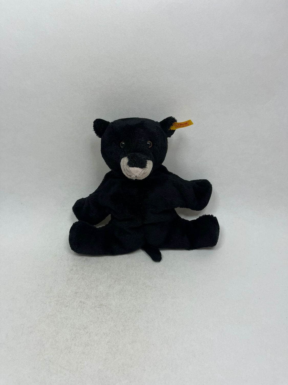 Steiff Panther Cosy Panther 082344 mit Knopf und Fahne stehend 23 cm Rarität