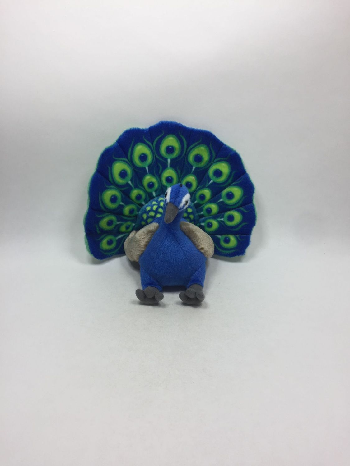 Pfau Knuffel stehend 37 cm selten