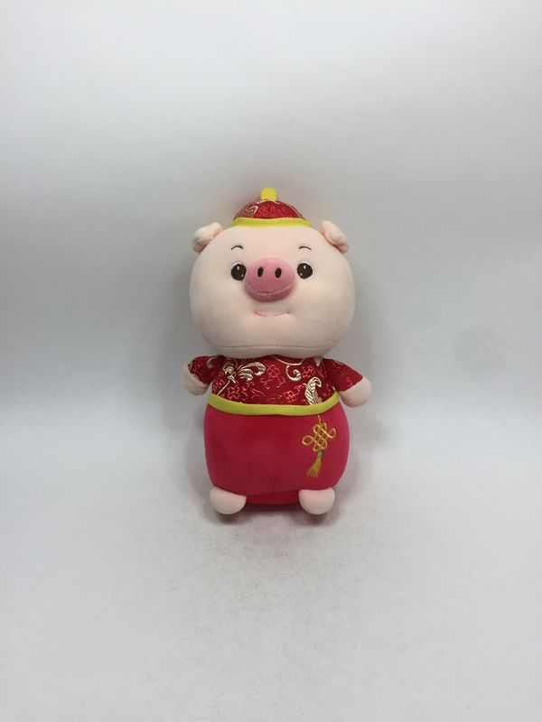 Schwein Glücksbringer zum chinesischen Neujahr Little Cucu stehend 30 cm Rarität