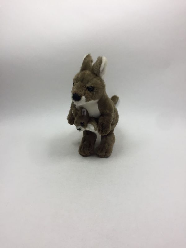Känguru mit Baby Knuffel stehend 28 cm Mega Sammlerstück Känguru mit Baby Knuffel stehend 28 cm Mega Sammlerstück