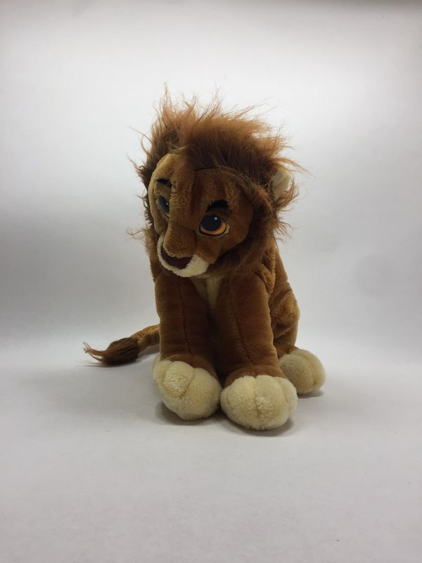 Disney Mufasa aus König Der Löwen Knuffel sitzend 40 cm Vintage Sammlerstück und Rarität