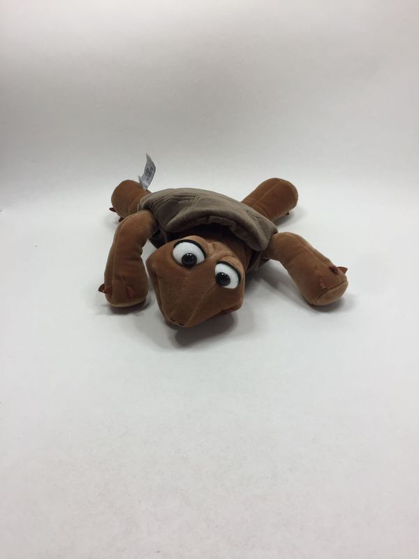 Schildkröte Handpuppe Living Puppets "Kleiner Sammy" liegend 40 cm selten