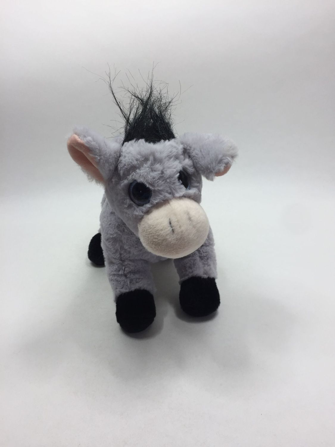 Esel Knuffel stehend 40 cm selten