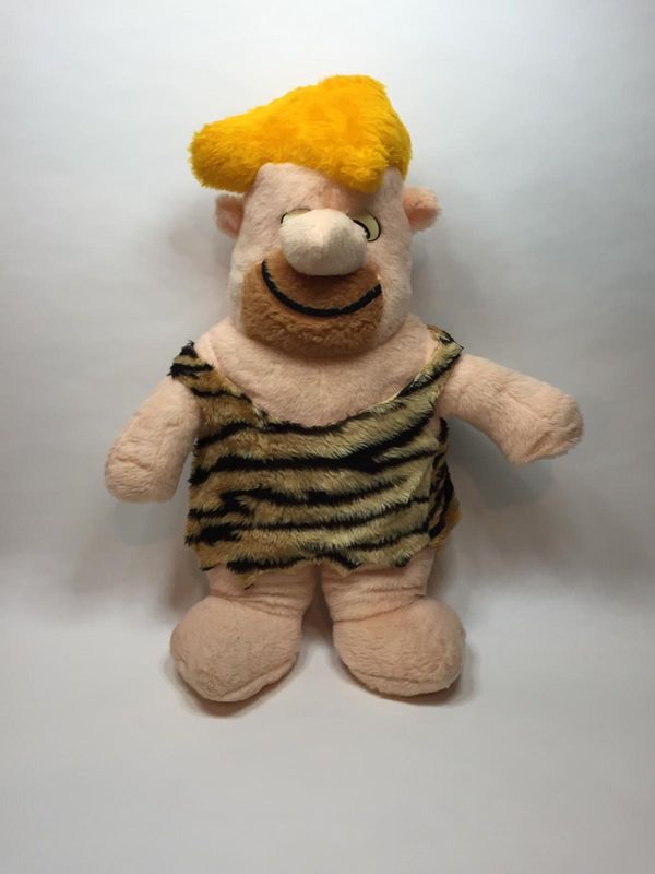 XXL Barney Geröllheimer "Die Familie Feuerstein" Knuffel stehend 73 cm 0,8 Kg Mega Rarität